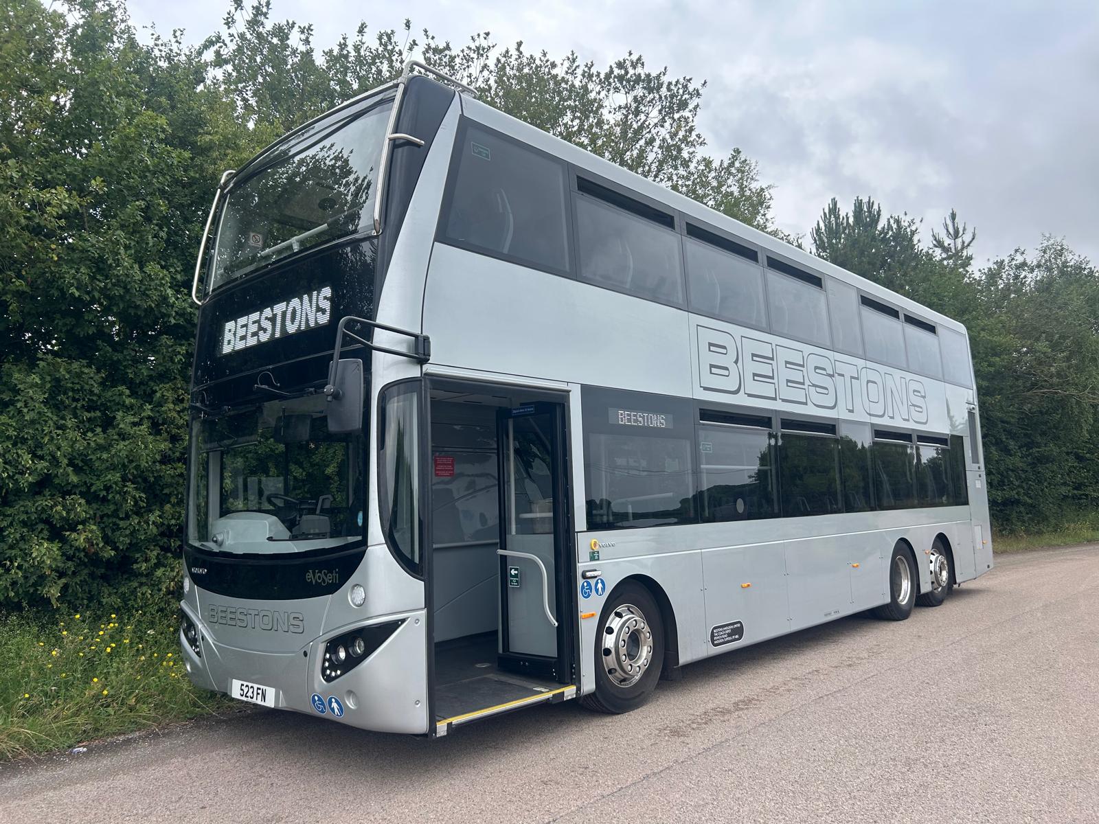 2025 Volvo B8L MCV Evoseti. 95 seats with seatbelts